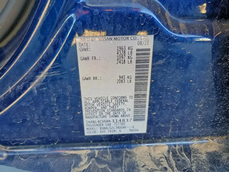 2024 NISSAN ALTIMA SR  