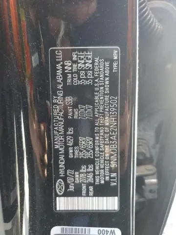 2022 HYUNDAI TUCSON SEL  