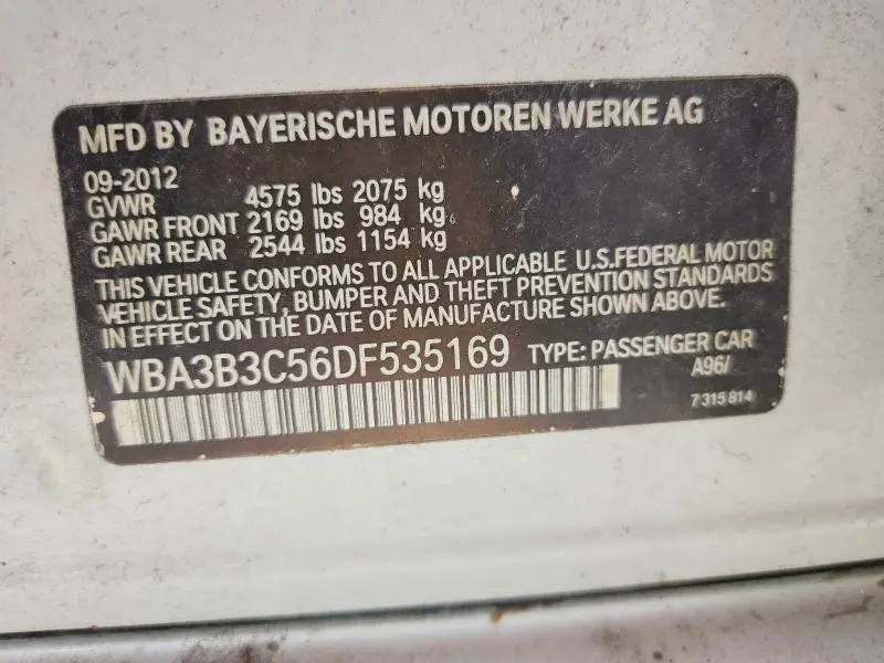 2013 BMW 328 XI  