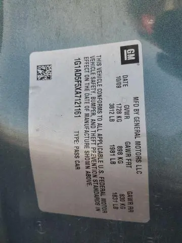 2010 CHEVROLET COBALT 1LT  