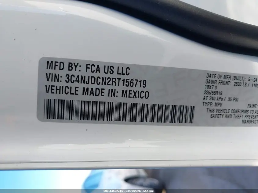 2024 JEEP COMPASS LIMITED 4X4