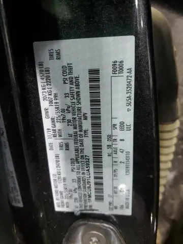 2020 FORD ESCAPE TITANIUM  