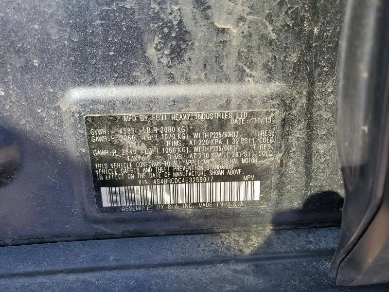 2014 SUBARU OUTBACK 2.5I PREMIUM  