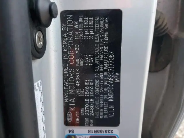 2012 KIA SPORTAGE SX  