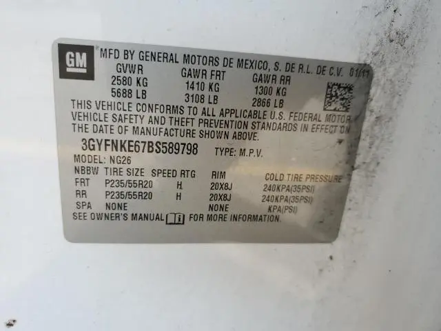 2011 CADILLAC SRX PREMIUM COLLECTION  