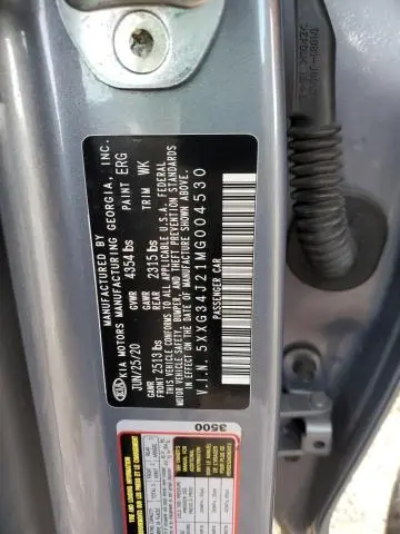 2021 KIA K5 EX  