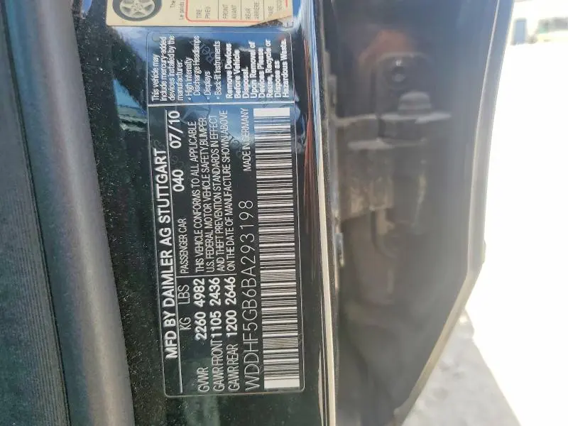 2011 MERCEDES-BENZ E 350  