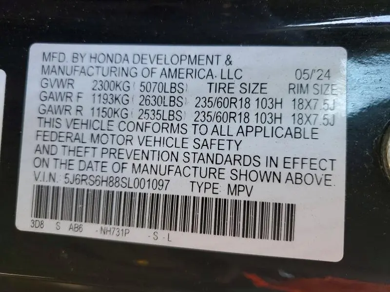 2025 HONDA CR-V SPORT-L  