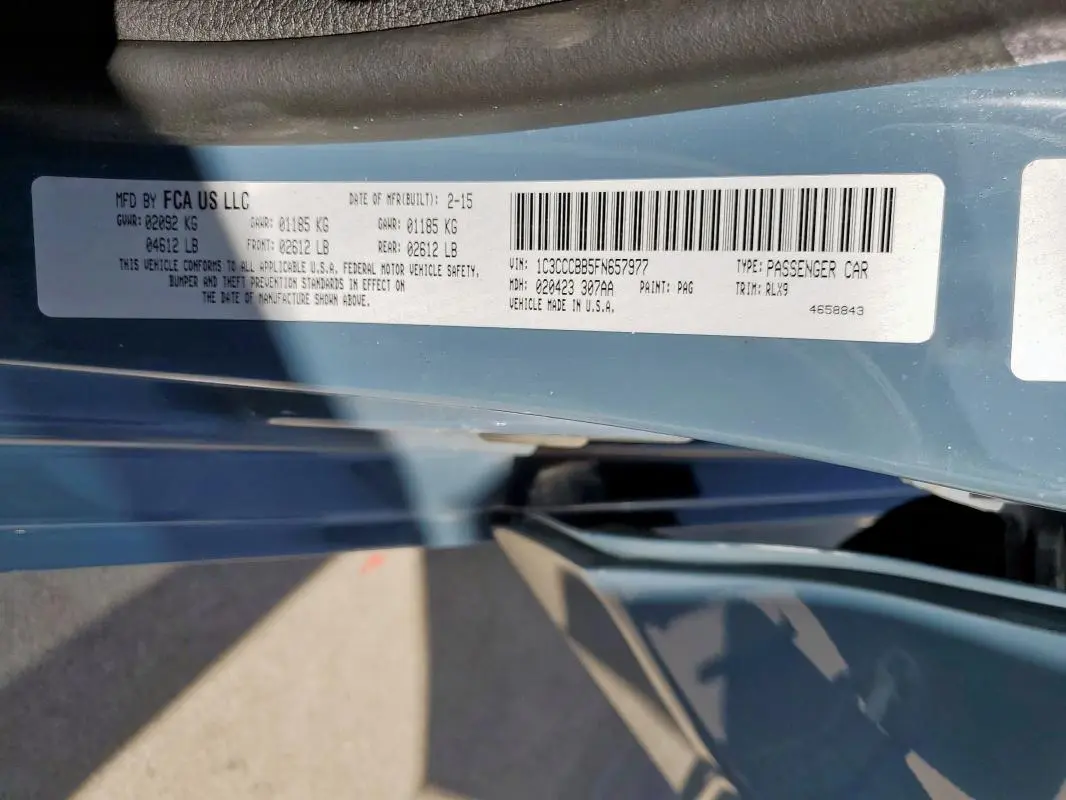 2015 CHRYSLER 200 S  