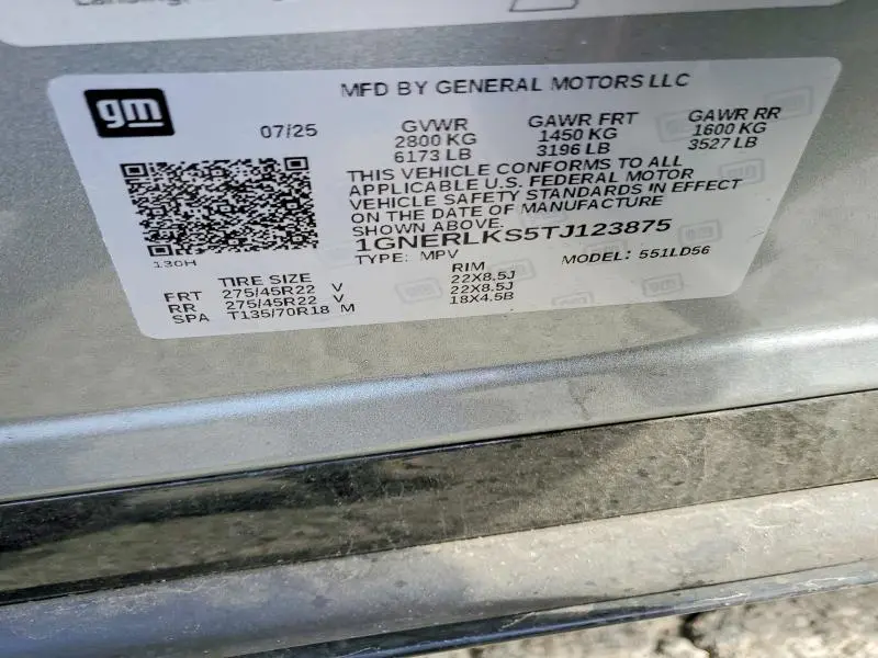 2026 CHEVROLET TRAVERSE RS  