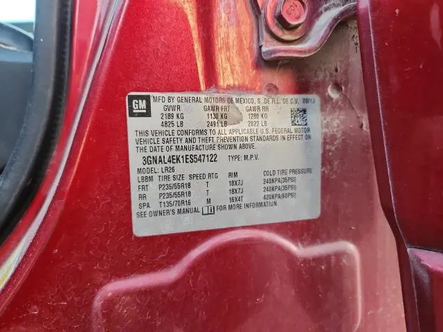 2014 CHEVROLET CAPTIVA LTZ  