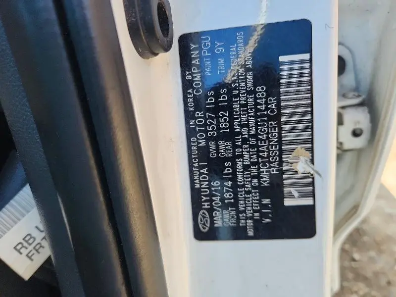 2016 HYUNDAI ACCENT SE  