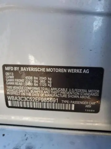 2014 BMW 320 I XDRIVE