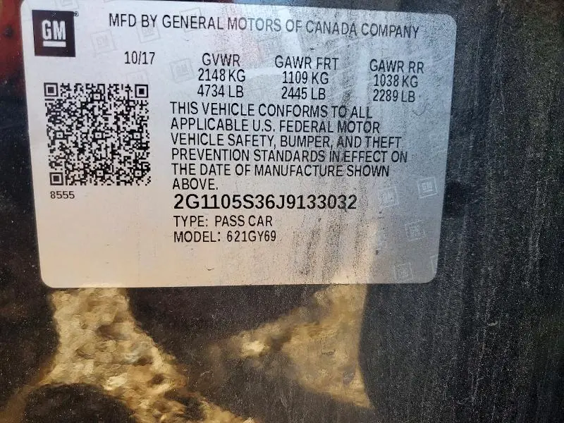 2018 CHEVROLET IMPALA LT  