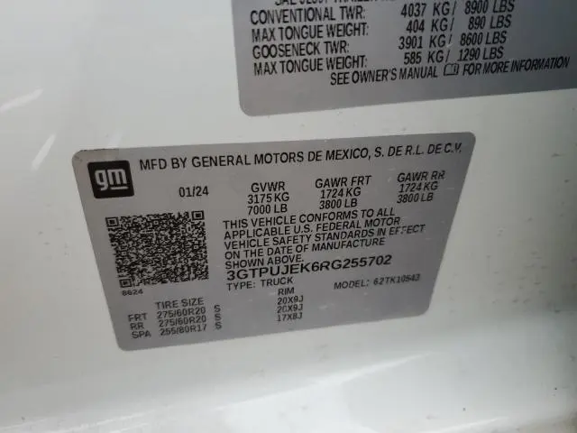 2024 GMC SIERRA K1500 ELEVATION-L  