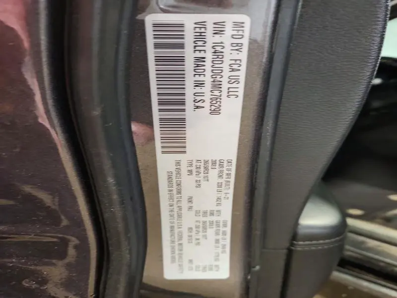 2021 DODGE DURANGO GT  