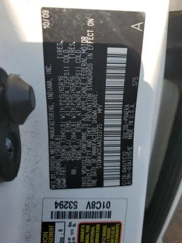 2010 TOYOTA SIENNA CE  