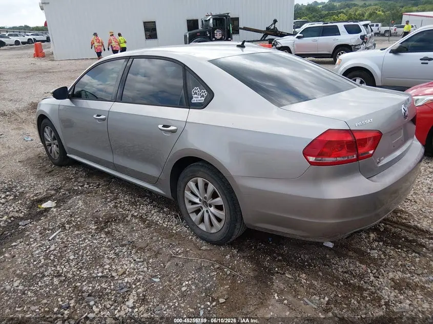 2012 VOLKSWAGEN PASSAT 2.5L S