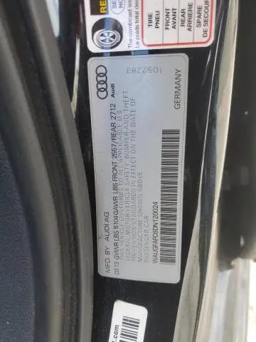 2013 AUDI A6 PREMIUM PLUS  
