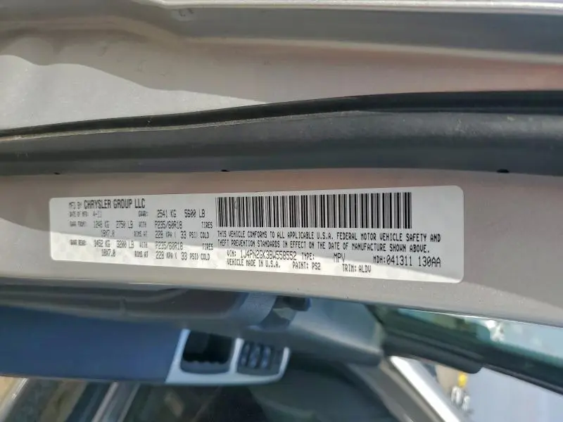 2011 JEEP LIBERTY SPORT  