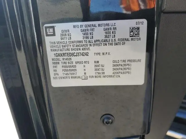 2012 GMC ACADIA DENALI  