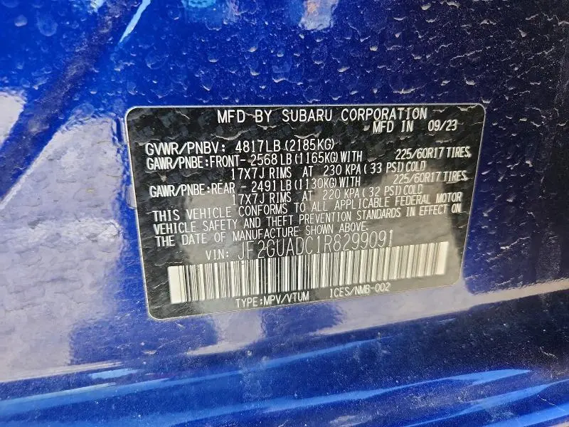 2024 SUBARU CROSSTREK PREMIUM  