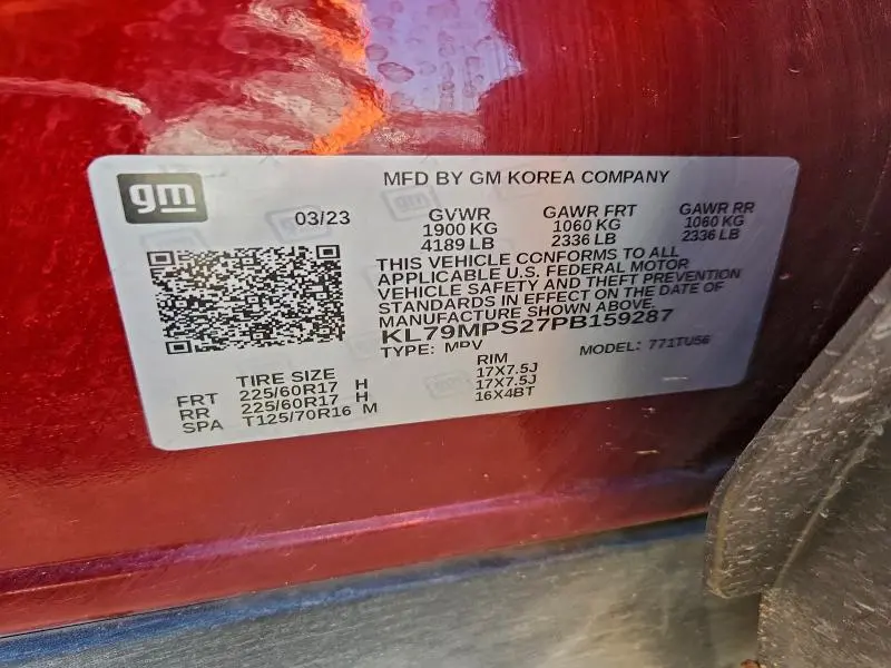 2023 CHEVROLET TRAILBLAZER LT  