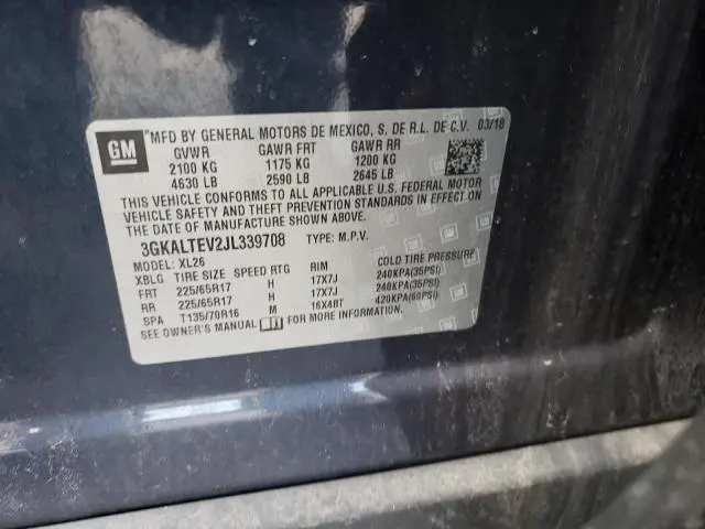 2018 GMC TERRAIN SLE  