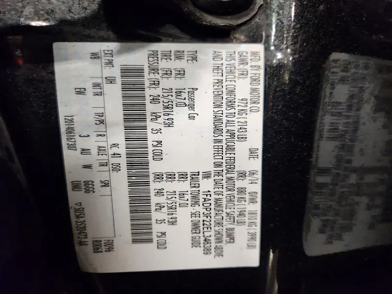 2014 FORD FOCUS SE  