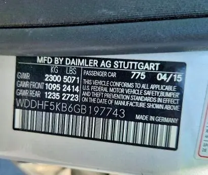 2016 MERCEDES-BENZ E 350  