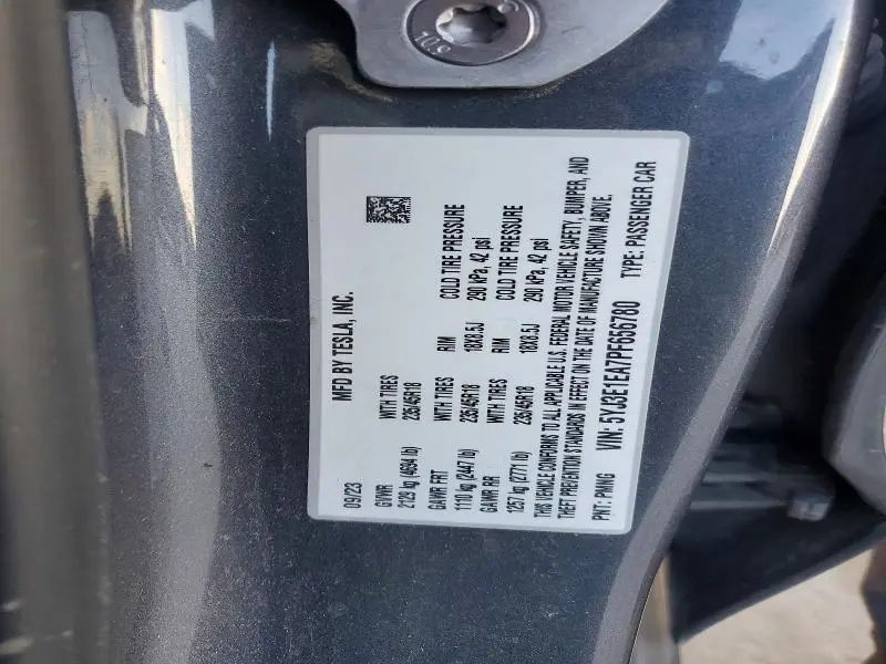 2023 TESLA MODEL 3   