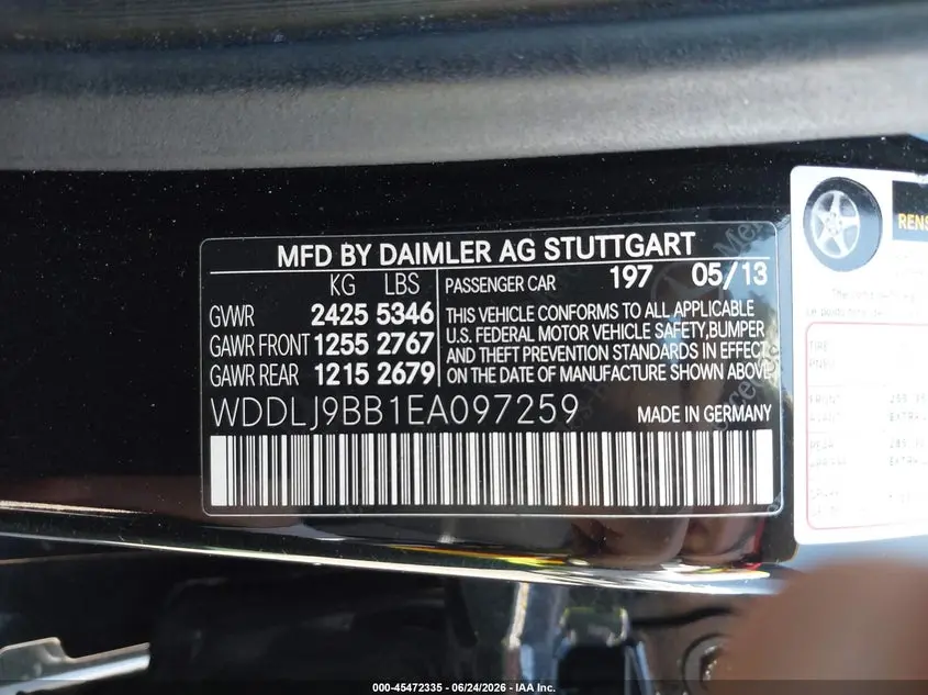 2014 MERCEDES-BENZ CLS 550 4MATIC