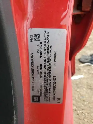 2013 CHEVROLET SPARK LS  