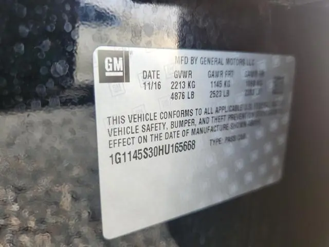 2017 CHEVROLET IMPALA PREMIER  