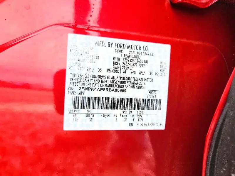 2024 FORD EDGE ST  