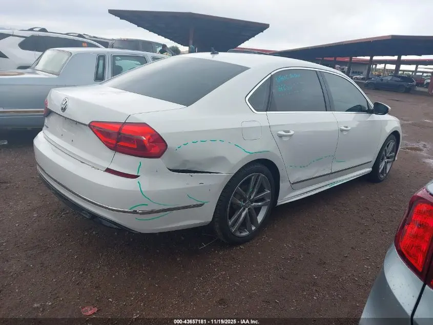 2016 VOLKSWAGEN PASSAT 1.8T R-LINE