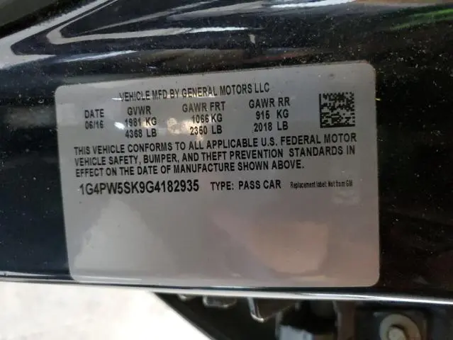 2016 BUICK VERANO SPORT TOURING  