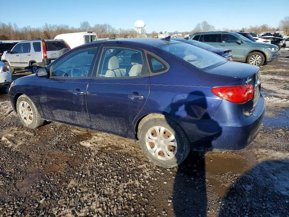 2010 HYUNDAI ELANTRA BLUE  