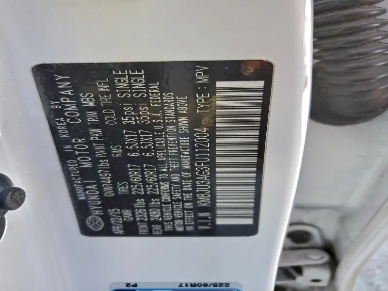 2015 HYUNDAI TUCSON LIMITED  