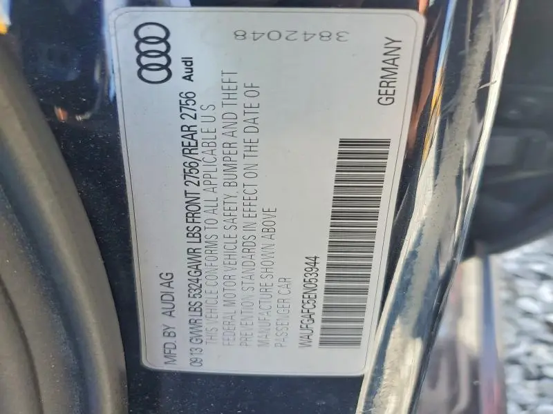 2014 AUDI A6 PREMIUM PLUS  