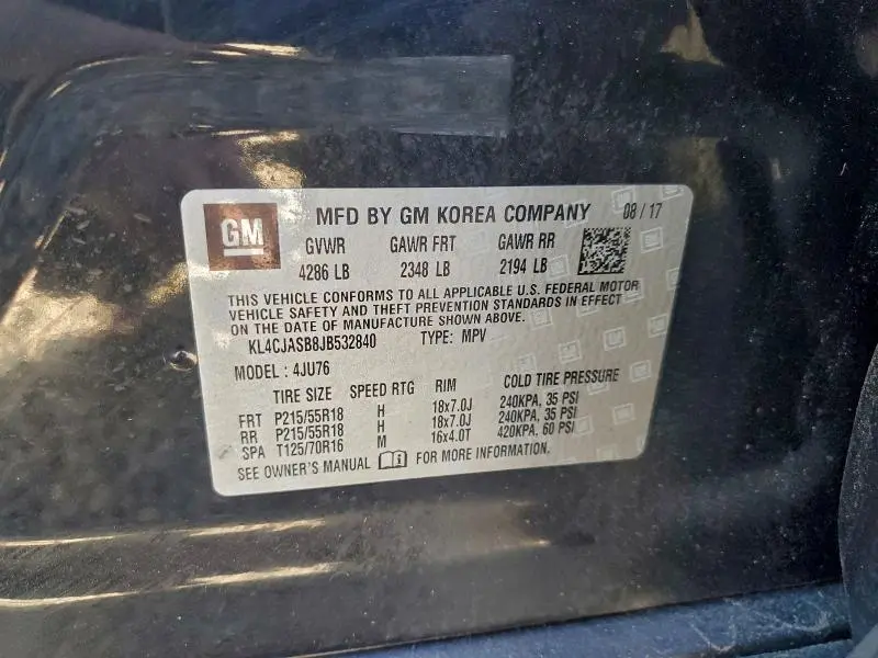 2018 BUICK ENCORE PREFERRED  