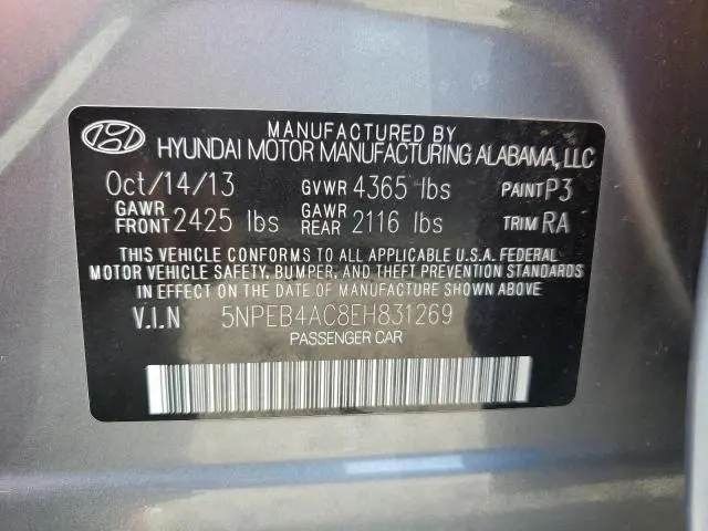 2014 HYUNDAI SONATA GLS  