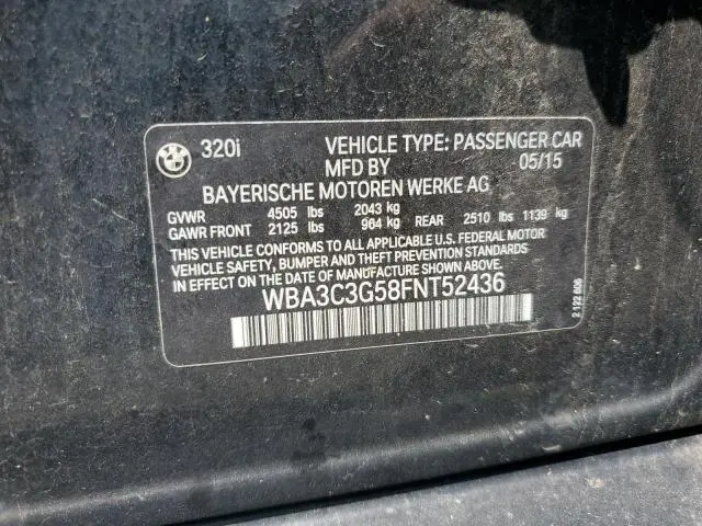2015 BMW 320 I XDRIVE  