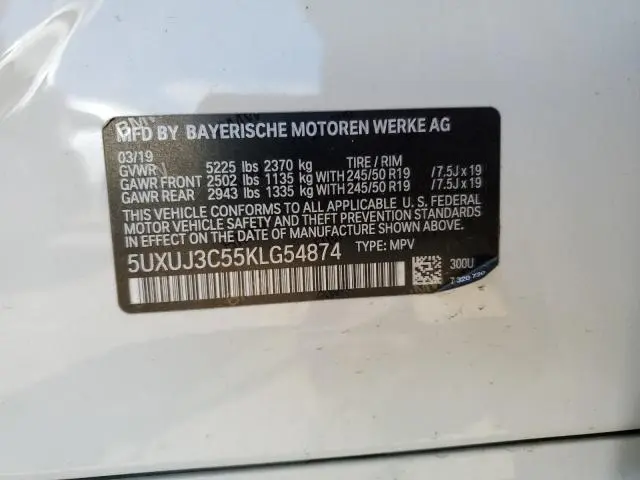 2019 BMW X4 XDRIVE30I