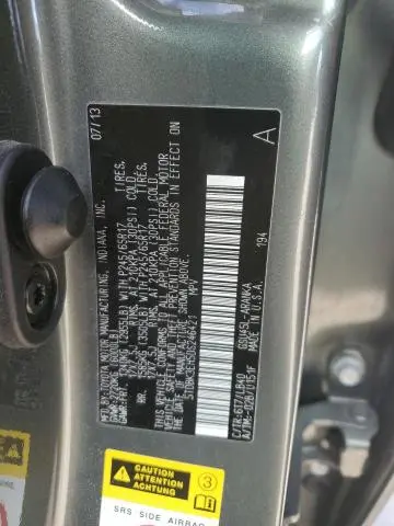 2013 TOYOTA HIGHLANDER BASE  