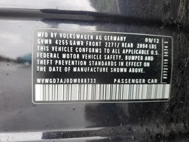 2013 VOLKSWAGEN GTI   