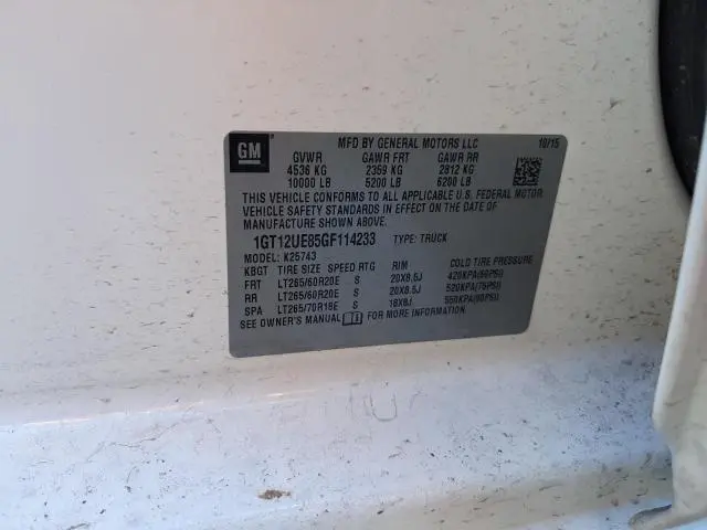 2016 GMC SIERRA K2500 DENALI  