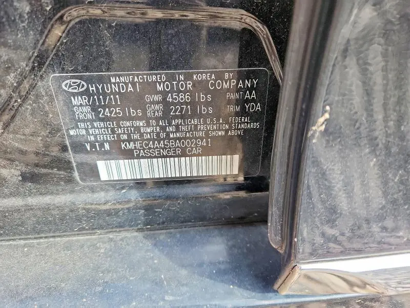 2011 HYUNDAI SONATA HYBRID  