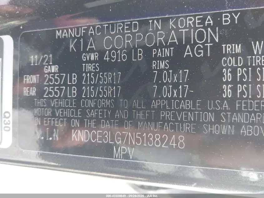 2022 KIA NIRO EV EX PREMIUM