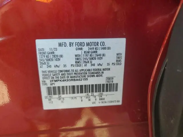 2024 FORD EDGE TITANIUM  